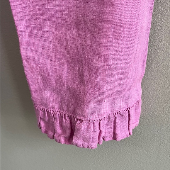 CP Shades Sausalito Marseala Linen dusty rose button down shirt size large - Picture 5 of 15